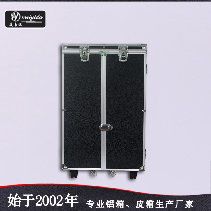 厂家直销广东专业大容量展示柜箱黑色坚固展示柜可定制款